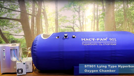 Tanque de oxígeno hiperbárico horizontal st901
